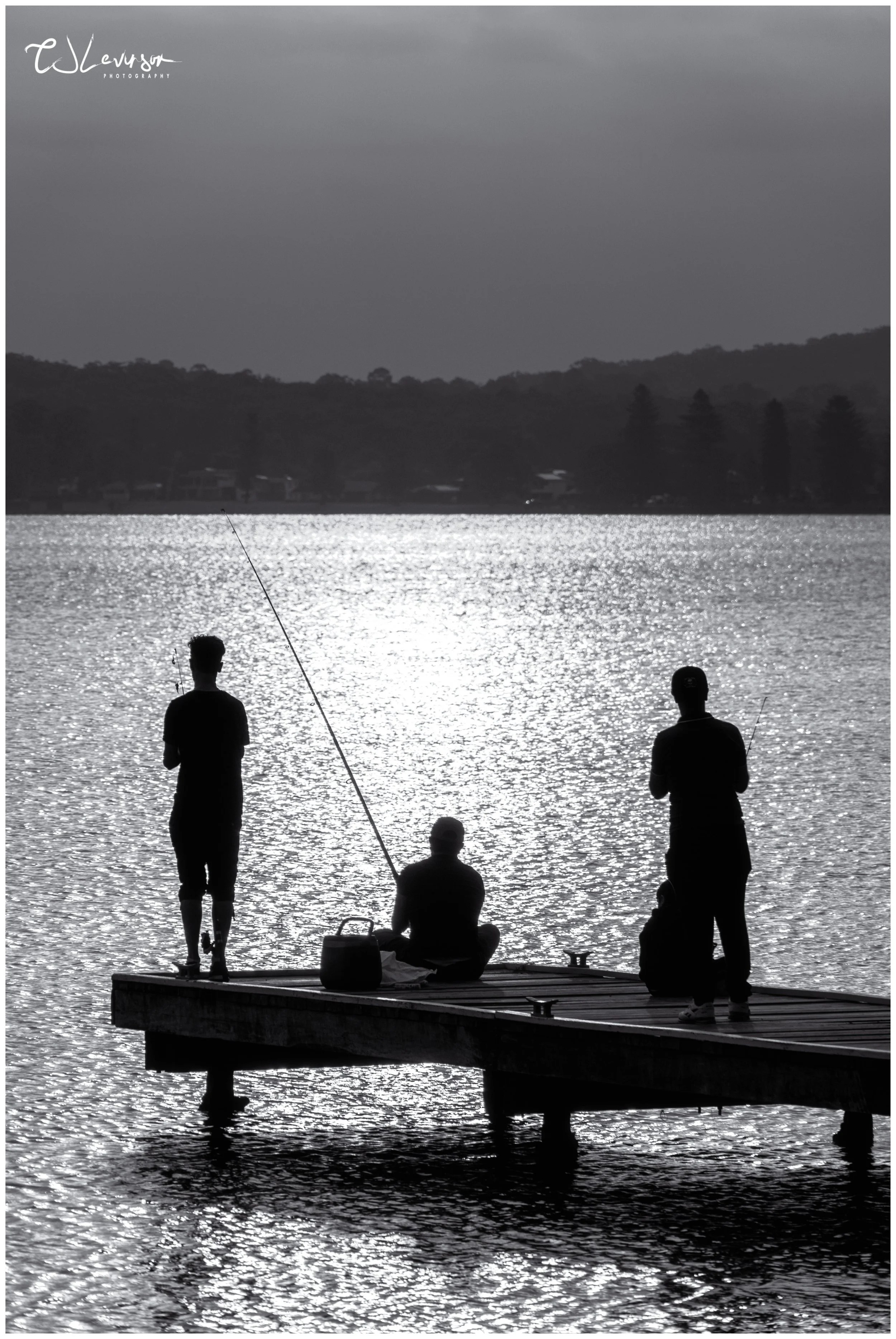 Warners Bay in Black & White