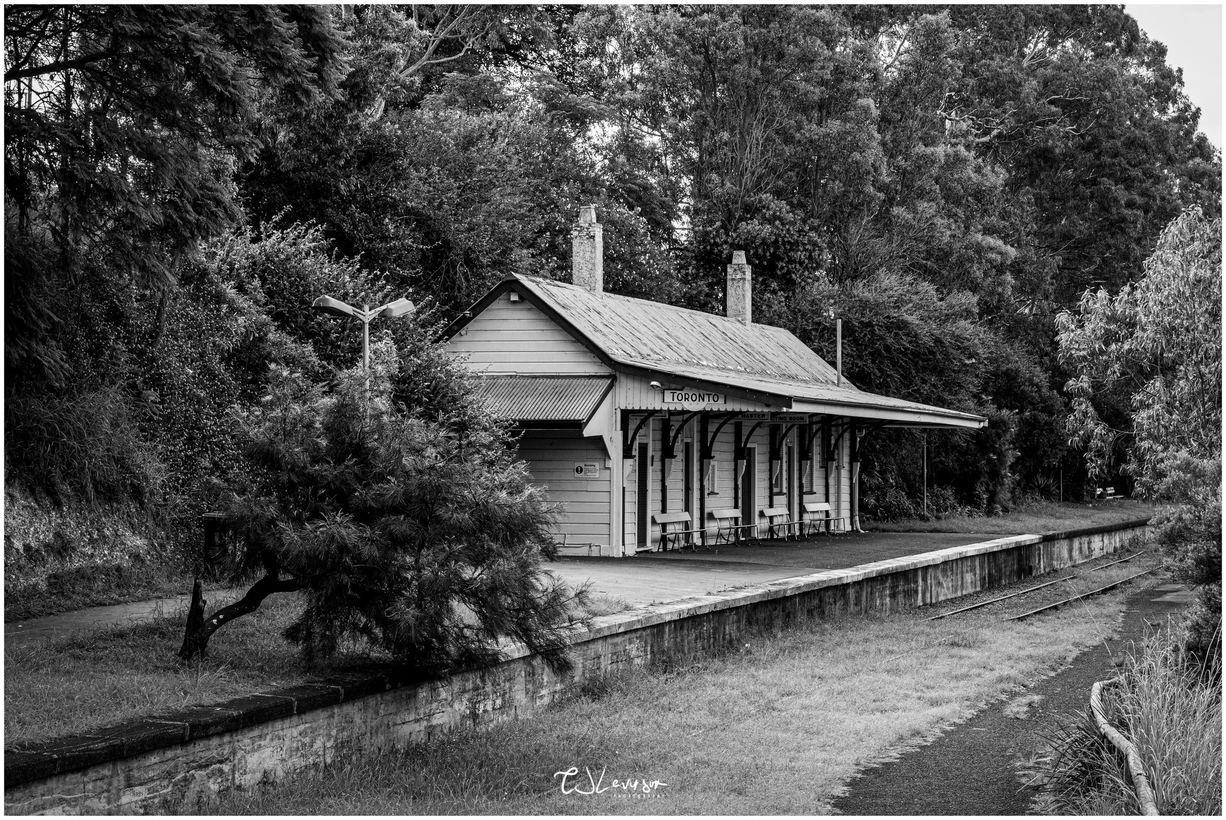 Old Toronto Station in Black & White